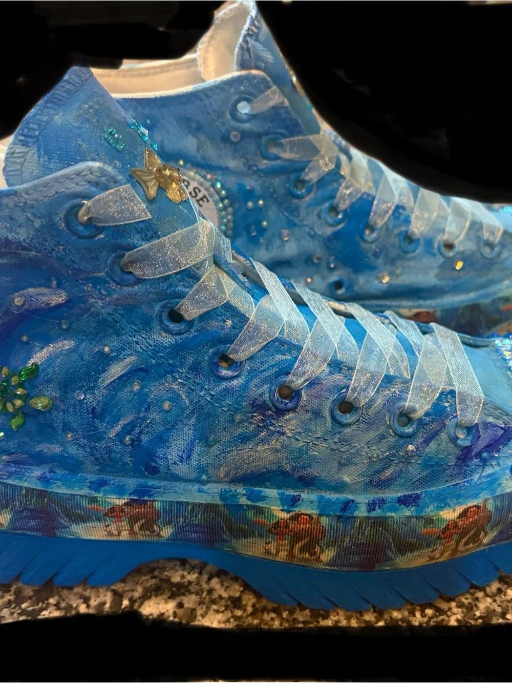 Moana inspired sneakers